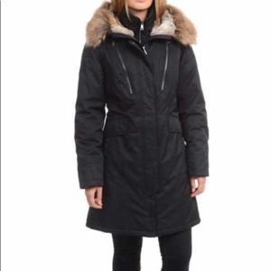 Madison Expedition Anorak Parka with Faux Fur Hood